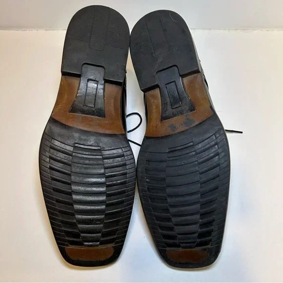 Giorgio Brutini Black Leather Oxford Shoes Men’s Size 12 - Picture 5 of 6